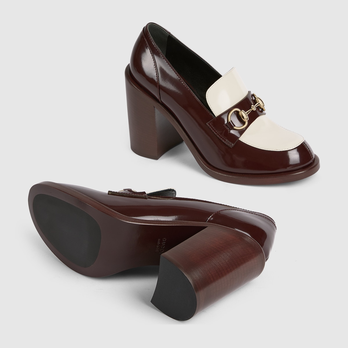 Gucci Women’s heeled loafer with Horsebit - Image 3